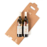 Obrázek Krabice na víno, hnědé, na 2 lahve